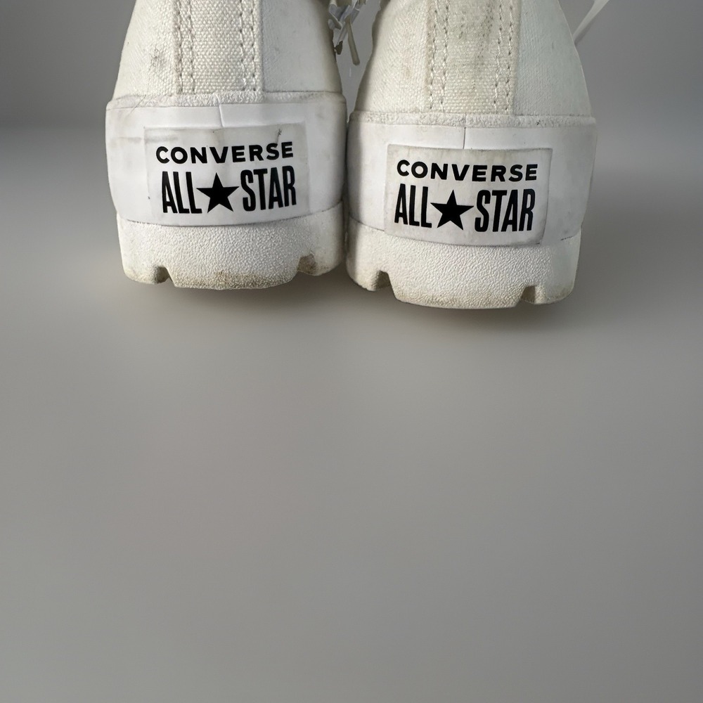 Converse Chuck Taylor All Star Lugged High Top Sneakers Women's Size 8 White - Picture 10 of 12